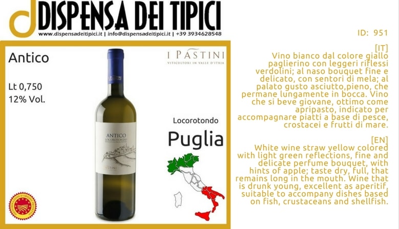 Antico – I Pàstini – Locorotondo DOP