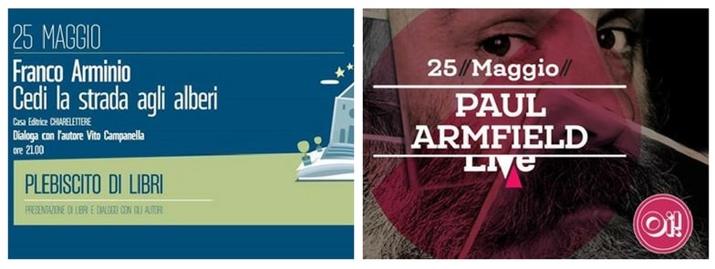 May 25-26, 2017 | Book + Music| @Birreria Oi, Putignano, Bari, Apulia, Italy